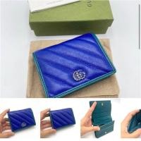 ราคา กระเป๋าสตางค์ GG สีน้ำเงิน (22934775903)