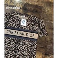 ราคา ✨✨ ✨✨ เสื้อยืดเนื้อผ้าสลาฟ ป้ายPina พิมพ์ลายเสือdiorหน้า-หลัง ที่นิยม (10039790211)