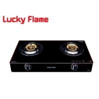 ราคา Lucky Flame มีระบบตัดแก๊ส เตาแก๊สตั้งโต๊ะหน้ากระจกนิรภัย 2 หัว รุ่น AG-112SSC เตาแก๊สระบบนิรภัย 2 ชั้น เตาแก๊สอัจฉริยะ (17276217079)
