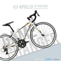 ราคา OPTIMA จักรยานเสือหมอบ เด็ก รุ่น Apollo 24" เฟรมอลูมิเนียม ชุดเกียร์ Shimano Claris 16 สปีด (12118296235)