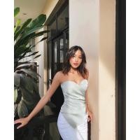 ราคา Punchita Claudia top สี matcha size M (8014625541)