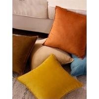 ราคา ห้องนั่งเล่นปลอกหมอนกำมะหยี่โซฟาสีทึบเบาะห้องนั่งเล่นที่เรียบง่ายเบาะรองนั่ง Nordic หมอนโมเดิร์นเอว (26372511703)