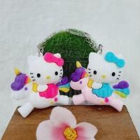 ราคา GANTUNGAN พวงกุญแจม้ายาง Hello Kitty พวงกุญแจยาง Hello Kitty (40805727025)