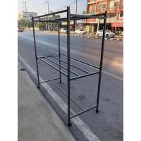 ราคา ราวตากผ้าเหล็กรุ่นใหม่เพิ่มห่วงแขวนและความสูงขนาด1.50เหล็กหนา(แข็งแรง) (16922958873)