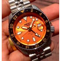 ราคา นาฬิกาข้อมือSeiko 5Sport GMT Automatic Diver’s 100M SSK005K (25845602807)