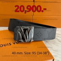 ราคา : New!! Louis Vuitton Belt 40 mm. ‼️ก่อนกดสั่งรบกวนทักมาเช็คสต๊อคก่อนนะคะ‼️ (26536370407)
