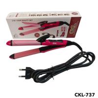 ราคา CKL เครื่องหนีบผม รุ่น CKL 737 เครื่องหนีบผม ที่หนีบผม เครื่องม้วนผม ที่ม้วนผม แกนม้วนผม มินิ ไฟฟ้า (28137061930)