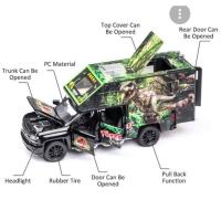ราคา 1:32 Scale ไดโนเสาร์ Jurassic รถบรรทุกขนส่งรุ่น World Diecasts รถของเล่นโลหะผสมอัตโนมัติร้อนดึงกลับรถล้อของขวัญ (4693279831)