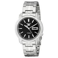 ราคา SEIKO 5 AUTOMATIC นาฬิกาข้อมือผู้ชาย สายสแตนเลส รุ่น SNKK, SNKK71 - สีเงิน ( ของแท้ ประกันศูนย์ ) (43904352766)