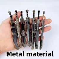 ราคา สิบดาบที่มีชื่อเสียงในจีนโบราณมีดขนาดเล็กประณีตกระเป๋าอิมพีเรียล กระบี่ อาวุธโลหะทั้งหมดรุ่นจี้พวงกุญแจ bw8ส (44212382731)