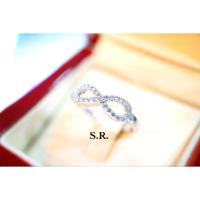 ราคา S.R. แหวนทองคำขาว แหวนเพชร เม็ดละ 1 ตังค์ เพชรน้ำ100 ขาวสวยไฟดี พร้อมใบรับรองสินค้า เคลือบทองคำขาวแท้100% (29068936311)