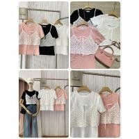 ราคา งาน 2 ชิ้น เสื้อ+สายเดี่ยวป้าย it's me basic (28703556290)