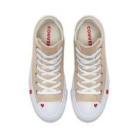 ราคา (ลดแรงโปรเดือนเกิด ) รองเท้าหุ้มข้อ Converse สีครีม ผู้หญิง W All Star Love HI (ใหม่ป้ายห้อย) แท้ 100% (25414743193)