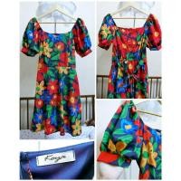 ราคา เดรสลายดอก งานป้าย Koya มือ1 แค่ลองใส่ (9024959651)