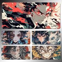 ราคา ใหม่ Demon Slayer แผ่นรองเมาส์ขนาดใหญ่หนาตาราง Pad นักเรียนอะนิเมะสองมิติหอพักนักเรียนเกม Custo (42416089989)