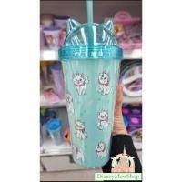 ราคา แก้วน้ำลายน้องแมวมารี แก้วน้ำลายลิขสิทธิ์แท้ แก้วน้ำ2ชั้น ขนาด430ml (22686404800)