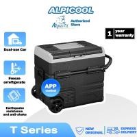 ราคา Alpicool Freezer รุ่น TWW แยกช่องฟรีชกับช่องแช่เย็น พร้อมคันชัก/ล้อ และใช้ App ได้ ทำความเย็น +20°C~-20°C (±5°C) (43050150094)