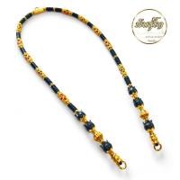 ราคา สร้อยกะลา/ไม้งิ้วดำ"เม็ดทองเลเซอร์"ข้อแต่งทองไมครอนลงยา คล้องพระเลี่ยมสามหูหรือตะกรุด ความยาวเลือกได้ที่ตัวเลือกสินค้า (41401004097)