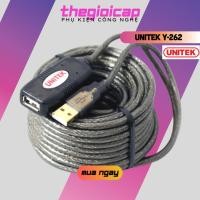 ราคา สายไฟต่อ USB 20 ม. พร้อมเครื่องขยายเสียง IC Unitek Y262 (42664549311)