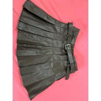 ราคา กระโปรงหนังสีน้ำตาลมือสอง (25857176042)