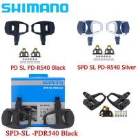 ราคา Shimanoบันไดจักรยาน SPD-SL PD-R540 ระบบบันไดจักรยาน แป้นเหยียบจักรยาน แป้นเหยียบจักรยาน พร้อมแผ่นคลีท สีเหลืองมีกล่อง (25533114498)