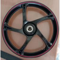 ราคา วงล้อแม็กหน้า 14 นิ้ว (แท้) สีดำ/แดง ใช้ได้กับรุ่น YAMAHA Mio / Fino (27671713792)