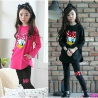 ราคา ชุดกันหนาวเด็ก เสื้อแขนยาว เดซี่ดั๊ค DAISY DUCK + กางเกงเลคกิ้ง ลายน่ารักๆๆ เข้าชุดสุดคุ้มจ้าาา ผ้าคอตตอนนุ่ม ใส่สบาย (2797514415)