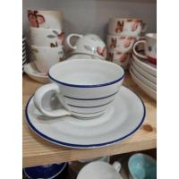 ราคา แก้ว พร้อมจานรอง ขนาดความสูงของแก้ว 5 cmกว้าง10 cmงานเซรามิค ลำปางเข้าไมโครเวปได้ (4592014759)