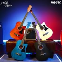 ราคา McQueen กีต้าร์โปร่ง รุ่น MQ-38C กีต้าร์ โปร่ง แม็คควีน พร้อมของแถมเพียบ (20890186371)