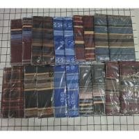 ราคา ผ้าโสร่งผู้ชาย ผ้าถุงบาติกอินโด ผ้าDELINA เย็บแล้ว ใส่สบาย (24621672892)