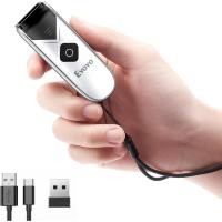 ราคา Eyoyo เครื่องสแกนบาร์โค้ดบลูทูธแบบพกพาขนาดเล็ก – เครื่องอ่าน QR ไร้สาย 3-in-1 2D&1D | ใช้งานได้กับ iPad/iPhone/Android/แล็ปท็อป | เหมาะสําหรับห้องสมุด/ขายปลีก/หนังสือสินค้าคงคลัง (41811992846)