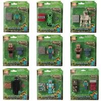 ราคา มายคราฟ minecraft toy โมเดลของเล่น Minecraft ประกอบบล็อกตุ๊กตาตุ๊กตากุลีกลัวซอมบี้ตัวละคร Minecraft เด็ก (44208365703)