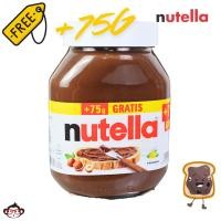 ราคา ขวดแก้ว แยมนูเทลล่า Nutella Hazelnut Spread 750 กรัม + ฟรี 75 กรัม! (29583988194)
