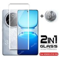 ราคา IQOO Z10 5G 2in1 ร้อนดัด 3D ป้องกันหน้าจอกระจกนิรภัยสําหรับ Vivo iQOO Z10 iQOOZ10 5G 2025 ป้องกันหน้าจอ HD เลนส์ฟิล์มสําหรับ iqoo z10 iqooz10 IQOOZ10 5G (41357165052)