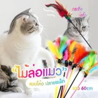 ราคา ไม้ตกแมว ไม้ล่อแมว ของเล่นแมว คละสี พร้อมส่ง (21216718471)