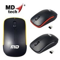 ราคา เมาส์ไร้สาย Wireless Optical Mouse MD-TECH (RF-171). (10667284738)