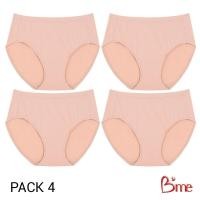 ราคา B'me กางเกงในรุ่น ME7086 (แพ็ก4ตัว) สีดำ สีนู้ด (13330728170)