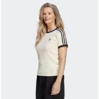ราคา เสื้อยืดคอกลมแขนสั้นทรงหลวมพิมพ์ลายตัวอักษรสามแถบ adidas Originals (41311262749)