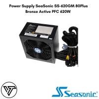ราคา SeaSonic SS-620GM 80Plus แหล่งจ่ายไฟ PFC 620W แบบแอคทีฟสีบรอนซ์ (42365016424)