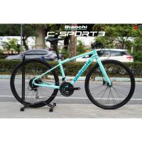 ราคา จักรยานไฮบริด BIANCHI C-SPORT 3 ALU DISC CAMALEONTE HYBRID Shimano Alivio 2X9 สปีด 700C (26805645139)