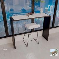 ราคา ชุดโต๊ะบาร์ สไตล์เรียบง่ายเก้าอี้บาร์สูงเคาน์เตอร์บาร์เคาน์เตอร์ไม้ (24246151965)