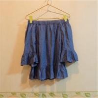 ราคา Used: เสื้อเปิดไหล่ยีนส์ H&M (133397330)