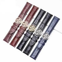 ราคา Watch Leather Strap For Patek Philippe Grenade 5167Ax Watch Crocodile Pattern Strap Butterfly Buckl (40857535190)