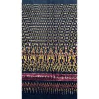 ราคา ผ้าไหมมัดหมี่ไทย2ตะกอ ทอมือแท้100%(A-73) (27968497571)