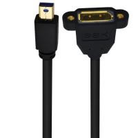 ราคา DisplayPort Female socket panel mount to Mini DisplayPort Male Extension Cable 30cm (25260486549)