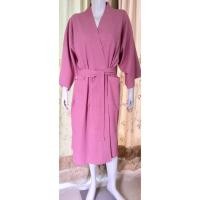 ราคา 150P เสื้อคลุมอาบน้ำผ้าฝ้าย/ไหมเทียม Bathrobe Robe (Unisex) (1167973070)