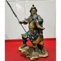 ราคา เทพเจ้ากวนอู ปางชัยชนะ ปลุกเสก​ ณ​ วัดญวณ(วัดถาวรวราราม)​ เนื้อทองเหลืองลงยา (2393889847)