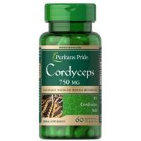 ราคา ฟรีส่ง มีราคาส่ง exp 07/2021 ของแท้ ถั่งเช่า พร้อมส่ง มี kerry ของใหม่ ถั่งเช่า Cordyceps Mushroom 750 mg / 60 Capsules (1409164015)