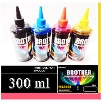 ราคา หมึกเติม "PEACOCK" For Brother 300 ml BT-D60/BT6000BK/ BT5000C หมึกเทียบเท่า ดำ-สี DCP-T310 T510W T710W MFC-T810W (12504854110)