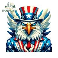 ราคา EARLFAMILY Eagle สติ๊กเกอร์ติดรถยนต์ไฟฟ้า-จักรยานคาราวานกระจกสเก็ตบอร์ดแล็ปท็อป Decal บุคลิกภาพกันน้ํารถประตู Protector (42012423408)